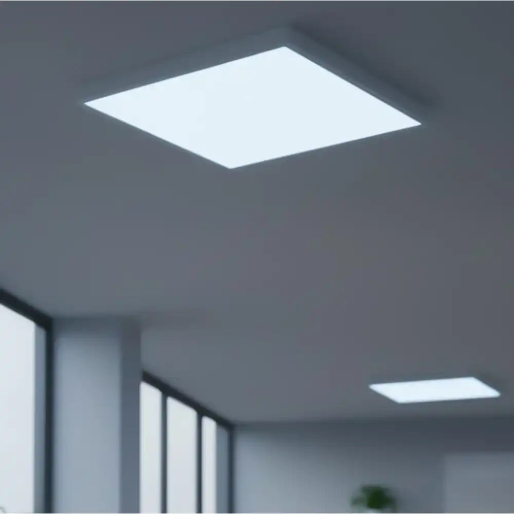 Panou LED 60x60cm Aplicat - 48W, Lumina Rece 6500K, Montaj Direct