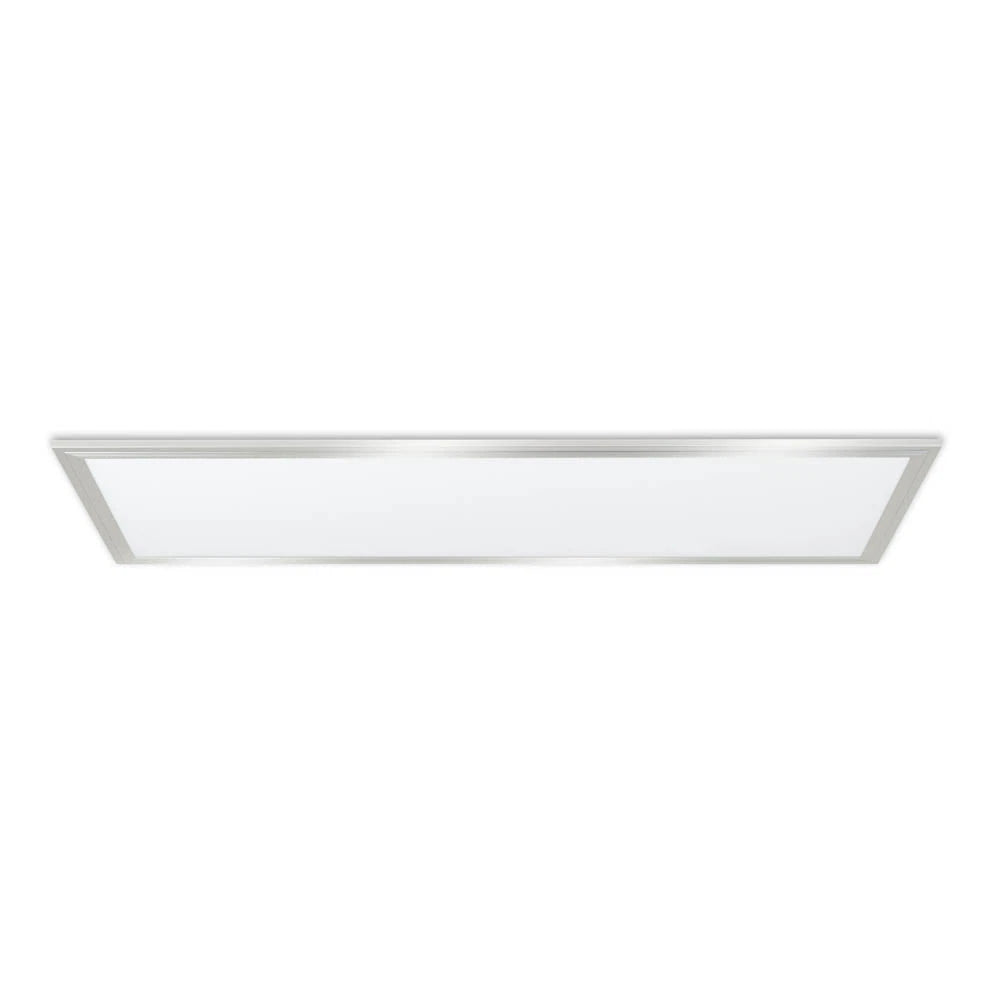Panou LED Slim Argintiu 30x120cm Incastrat - 36W, Lumina Rece 6400K, Tavan Casetat