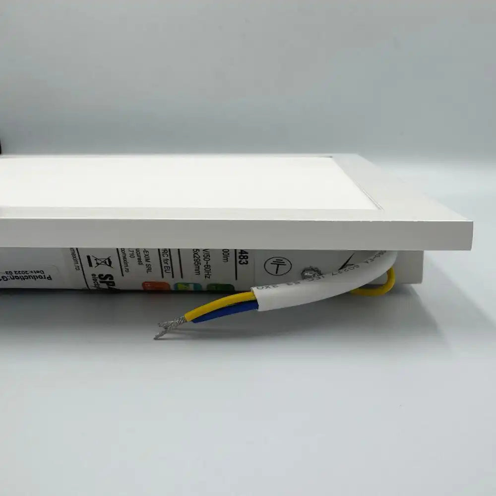 Panou LED 30x30cm Incastrat- 15W, Lumina Naturala 4100K, Tavan Casetat