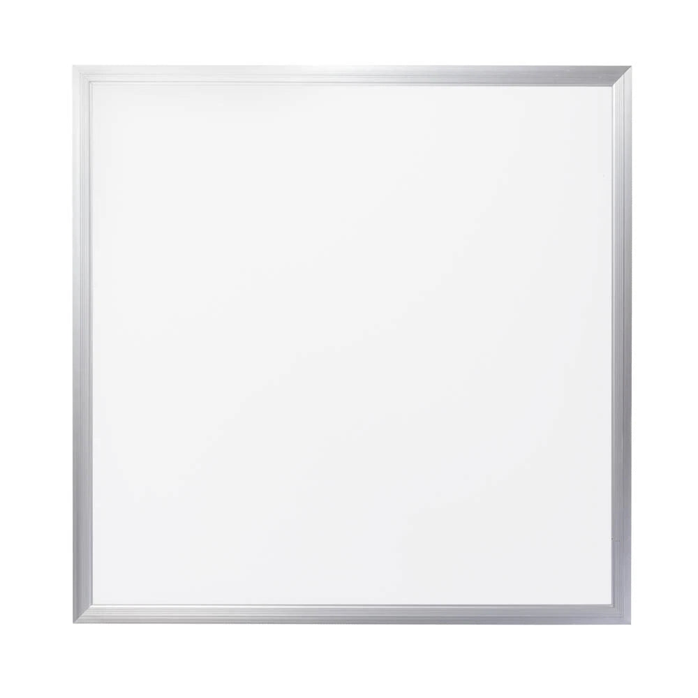 Panou LED Slim Argintiu 60x60cm Incastrat - 48W, Lumina Naturala 4000K, Tavan Casetat