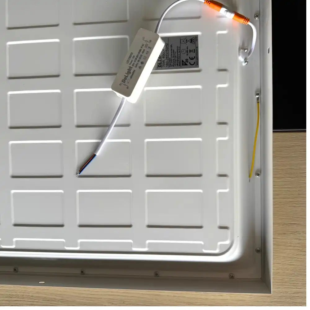 Panou LED 60x60cm Aplicat - 48W, Lumina Rece 6500K, Montaj Direct