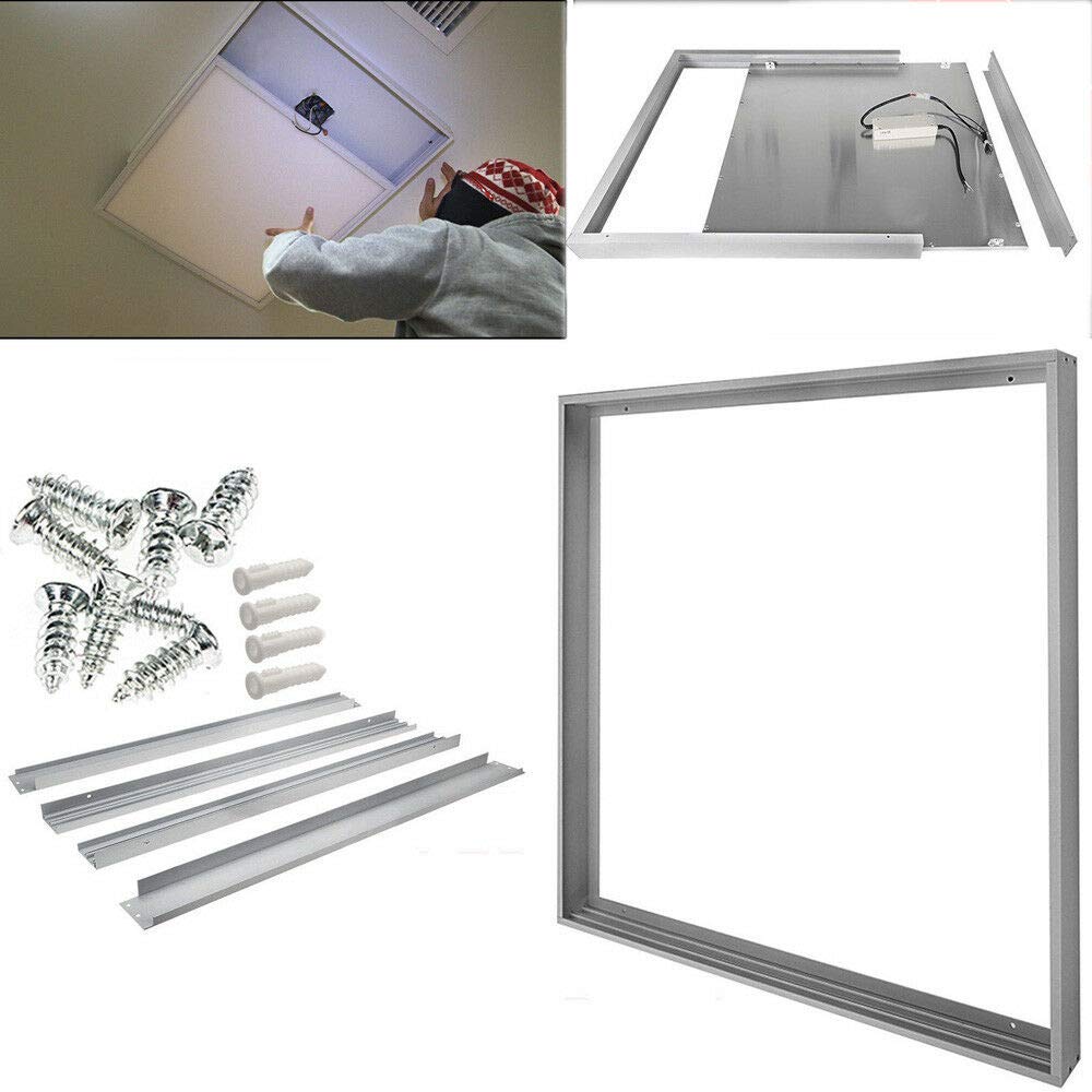 Kit montaj panou LED aplicat 30x60cm, alb__2