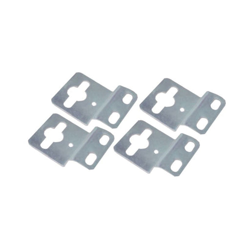 Kit montaj panou LED cleme metal, 4 bucati * 37x30x9.6mm
