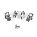 Kit montaj panou LED rigips cleme metal, 4 bucati