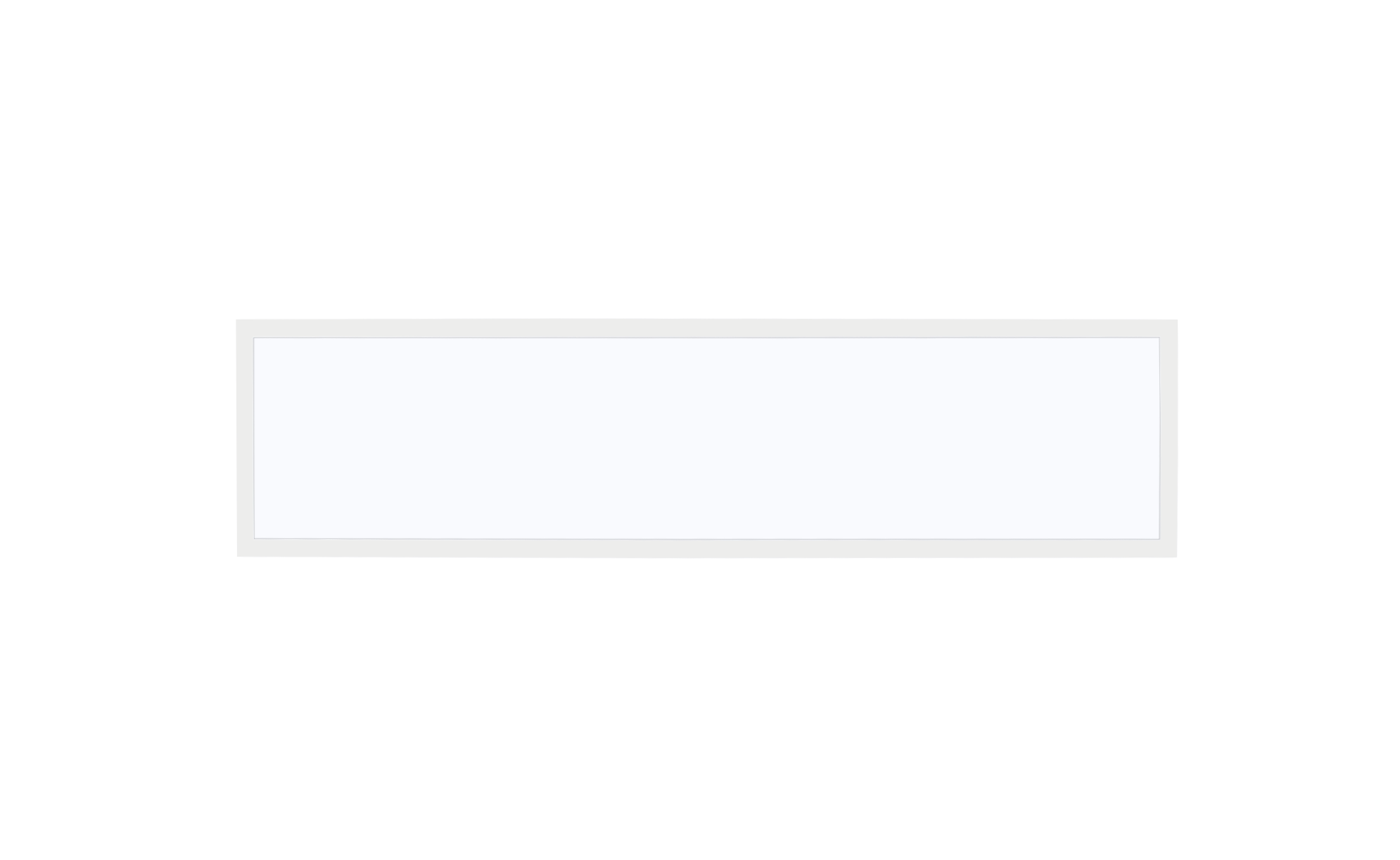 Panou LED 30x120cm, aplicat, 48W, 4320lm, trei tipuri de lumina, calda/naturala/rece