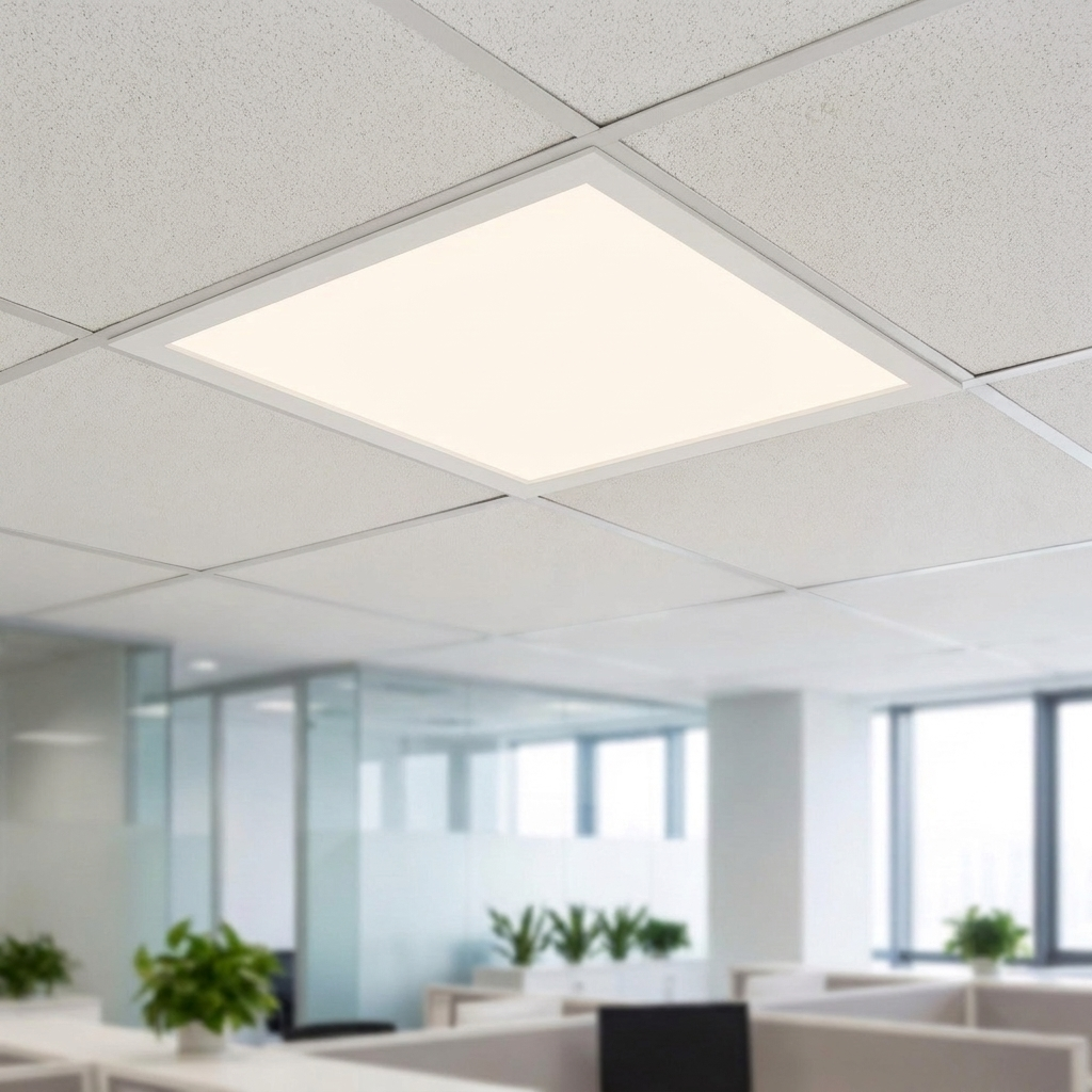 Panou LED 30x30cm Incastrat- 15W, Lumina Naturala 4100K, Tavan Casetat