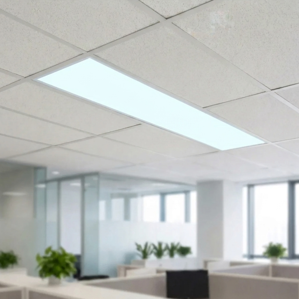 Panou LED 30x120cm Incastrat - 48W, Lumina Rece 6500K, Tavan Casetat