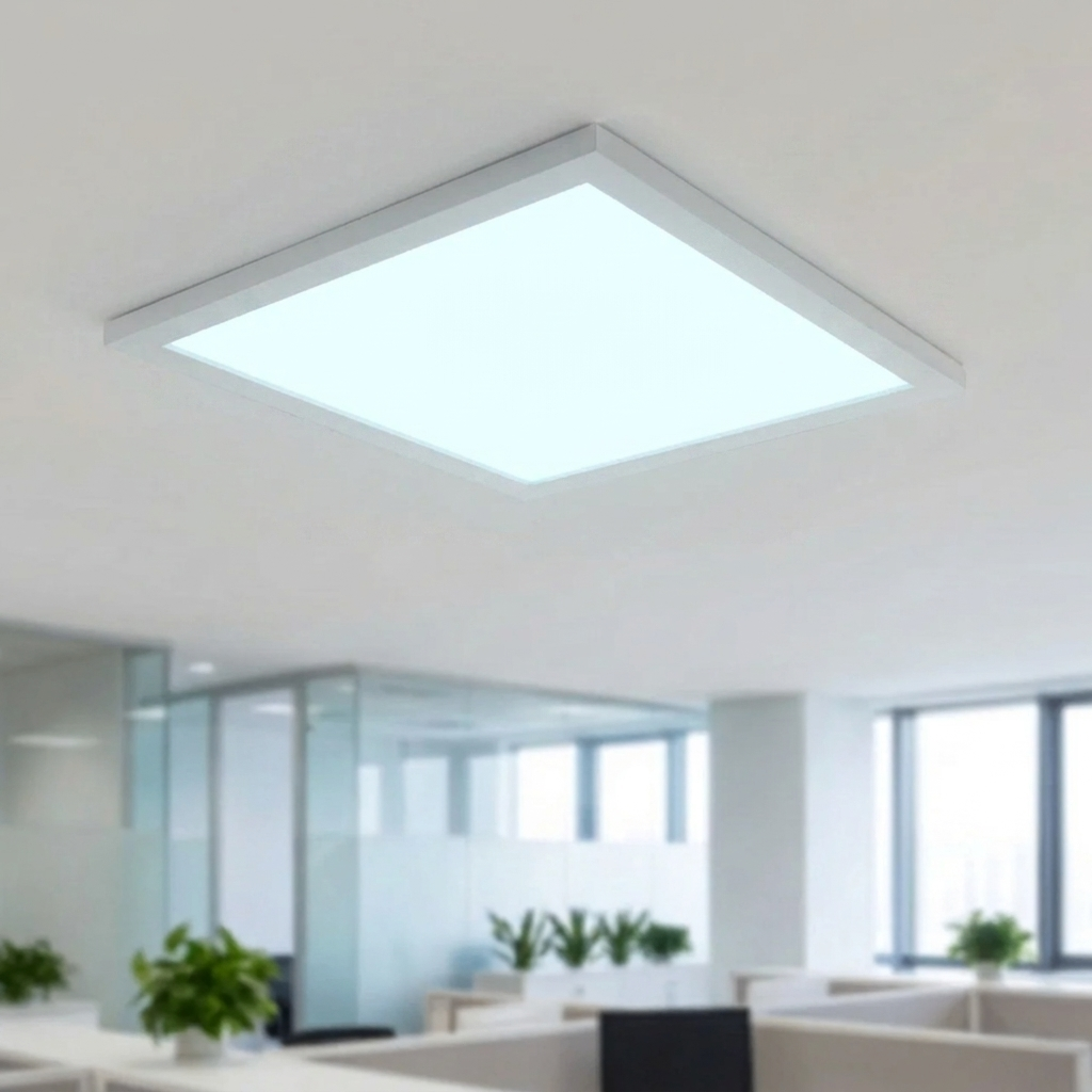 Panou LED 60x60cm Aplicat - 70W, Lumina Rece 6500K, Montaj Direct