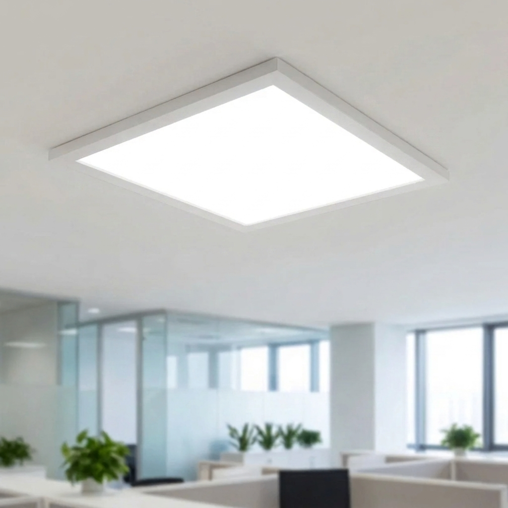 Panou LED 60x60cm Aplicat - 48W, Lumina Naturala 4100K, Montaj Direct