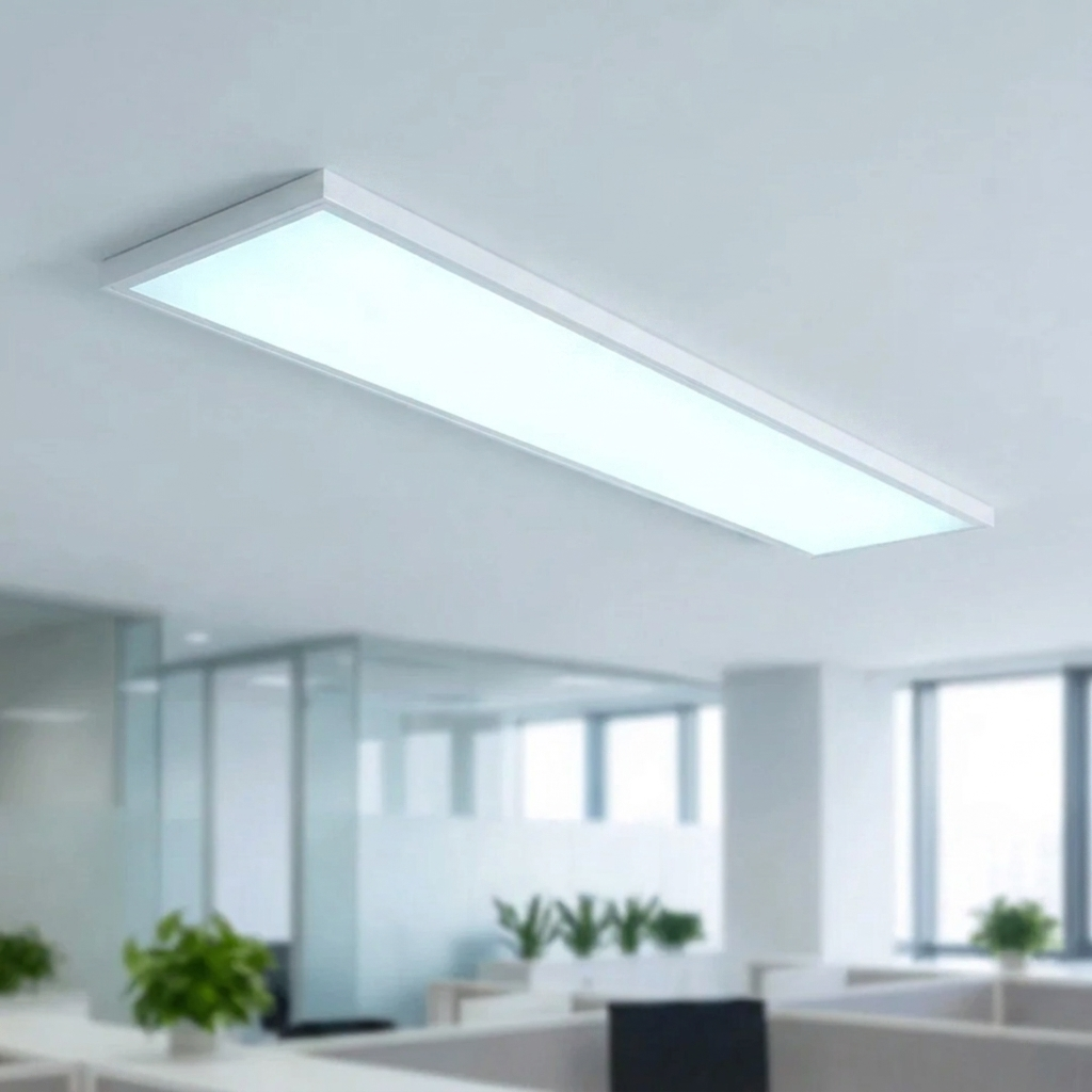 Panou LED 30x120cm Aplicat - 48W, Lumina Rece 6500K, Montaj Direct