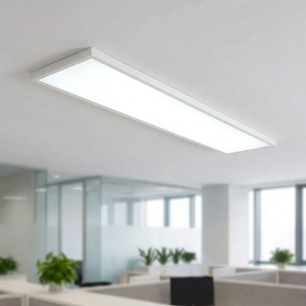 Panou LED 30x120cm Aplicat - 50W, Lumina Naturala 4000K, Montaj Direct