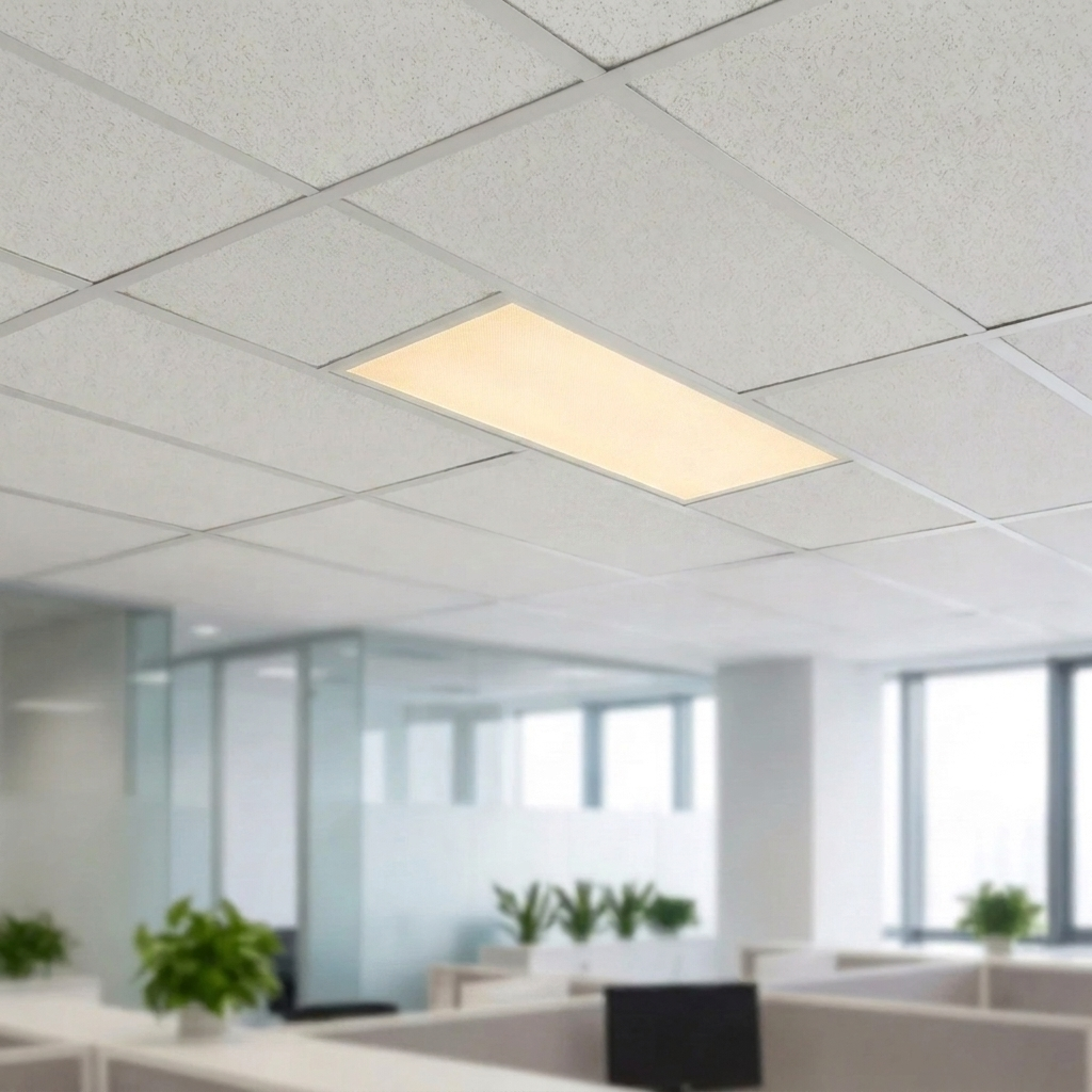 Panou LED 30x60cm Incastrat - 24W, Lumina Calda 3000K, Tavan Casetat
