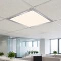 Panou LED Slim Argintiu 60x60cm Incastrat - 48W, Lumina Naturala 4000K, Tavan Casetat