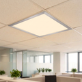 Panou LED Slim Argintiu 60x60cm Incastrat - 48W, Lumina Calda 3000K, Tavan Casetat
