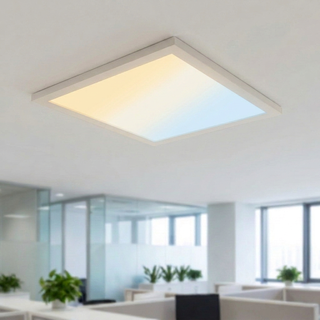 Panou LED 60x60cm Aplicat - 48W, Lumina Calda, Naturala si Rece, Montaj Direct