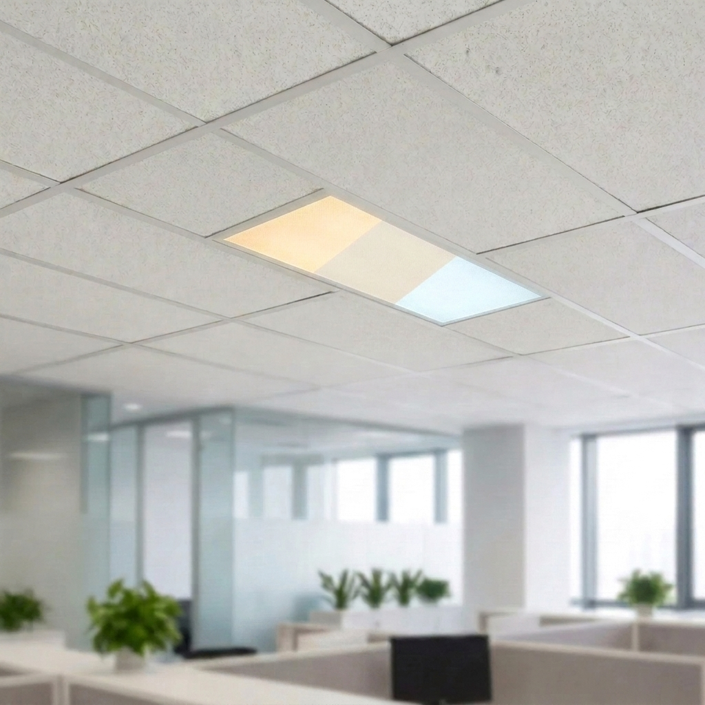 Panou LED Slim 30x60cm Incastrat - 24W, Lumina Calda, Naturala si Rece, Tavan Casetat